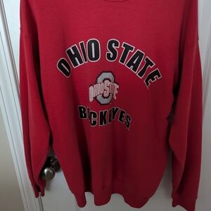 Hanes Red Ohio State Crewneck Sweater